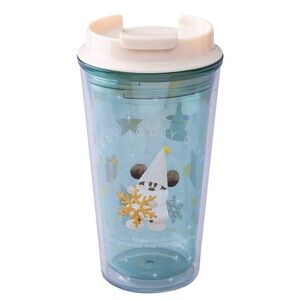 New rare Tokyo Disneyland Christmas Mickey blue tumbler